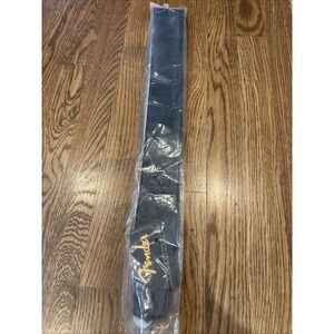 60th Diamond Anniversary Fender Guitar Strap Brown 1946-2006 Black